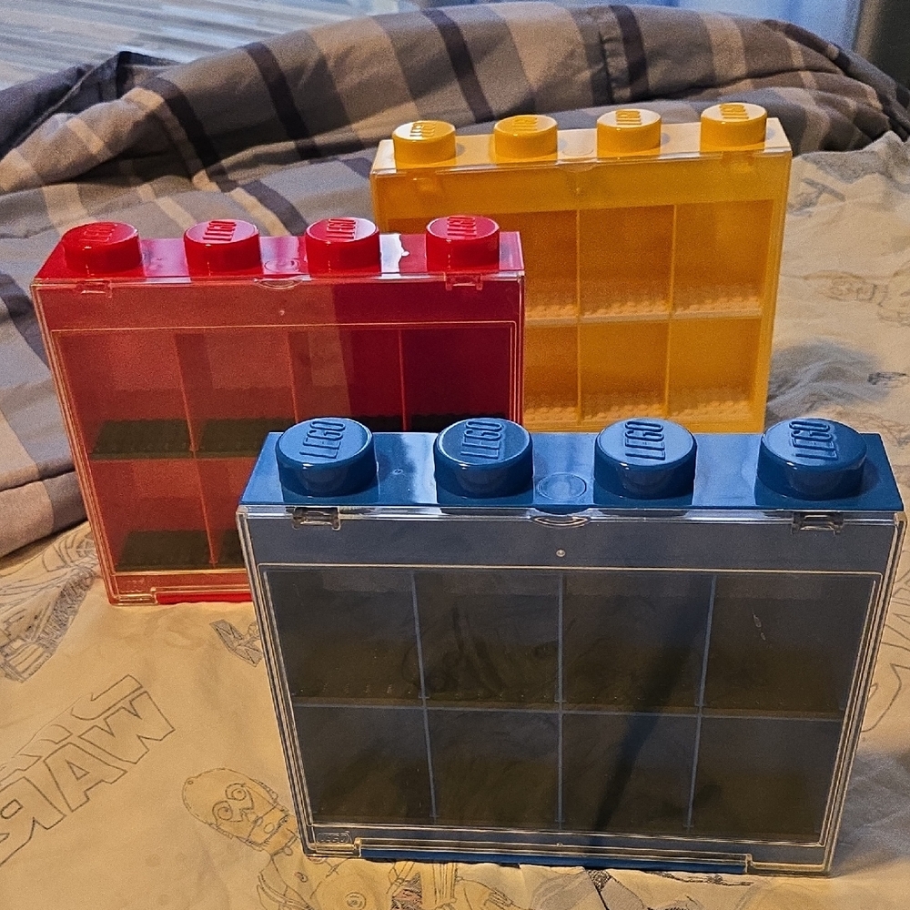 Lego Mini Figure Holders X3